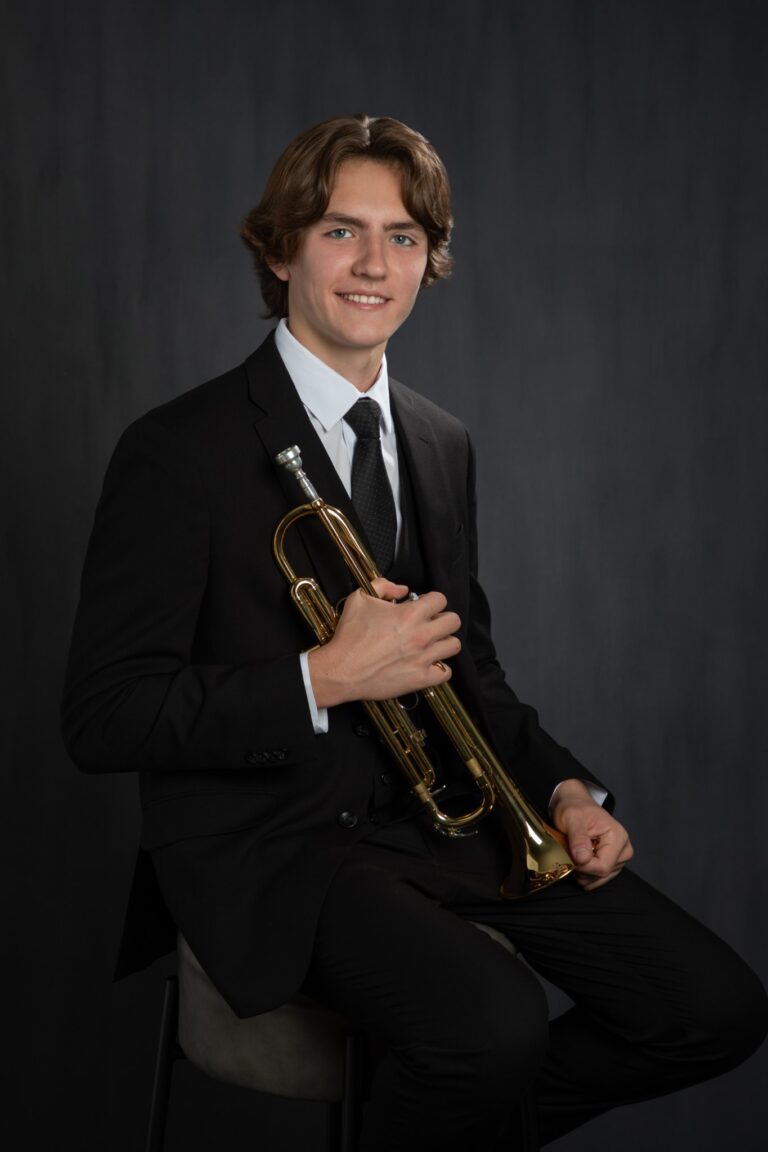 Gerardi Photography -- Senior Photos with trumpet